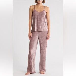 Danskin Crinkle Velour Pajamas